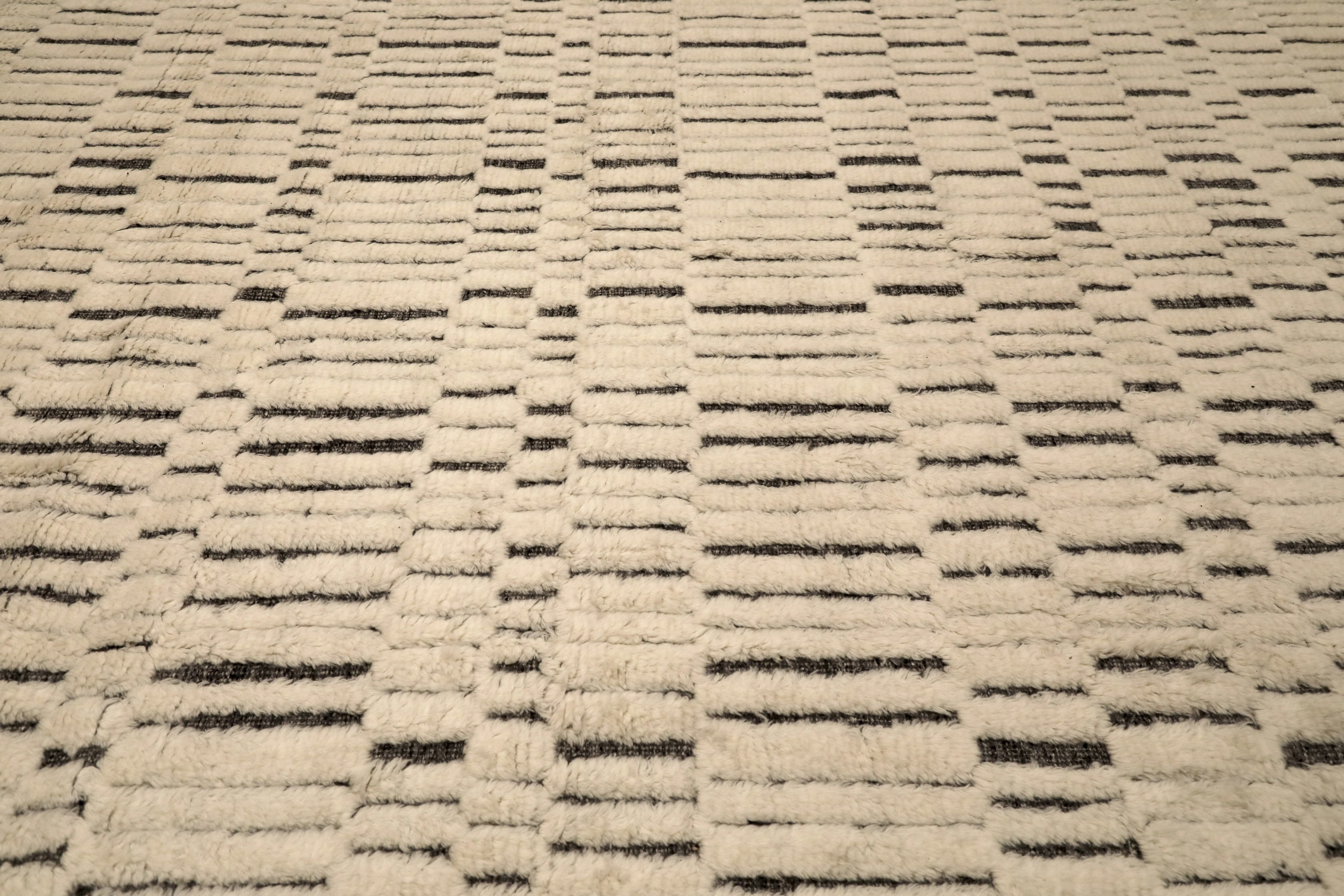 Thumbnail 4 for India Moroccan Modern / Contemporary Rug 96561