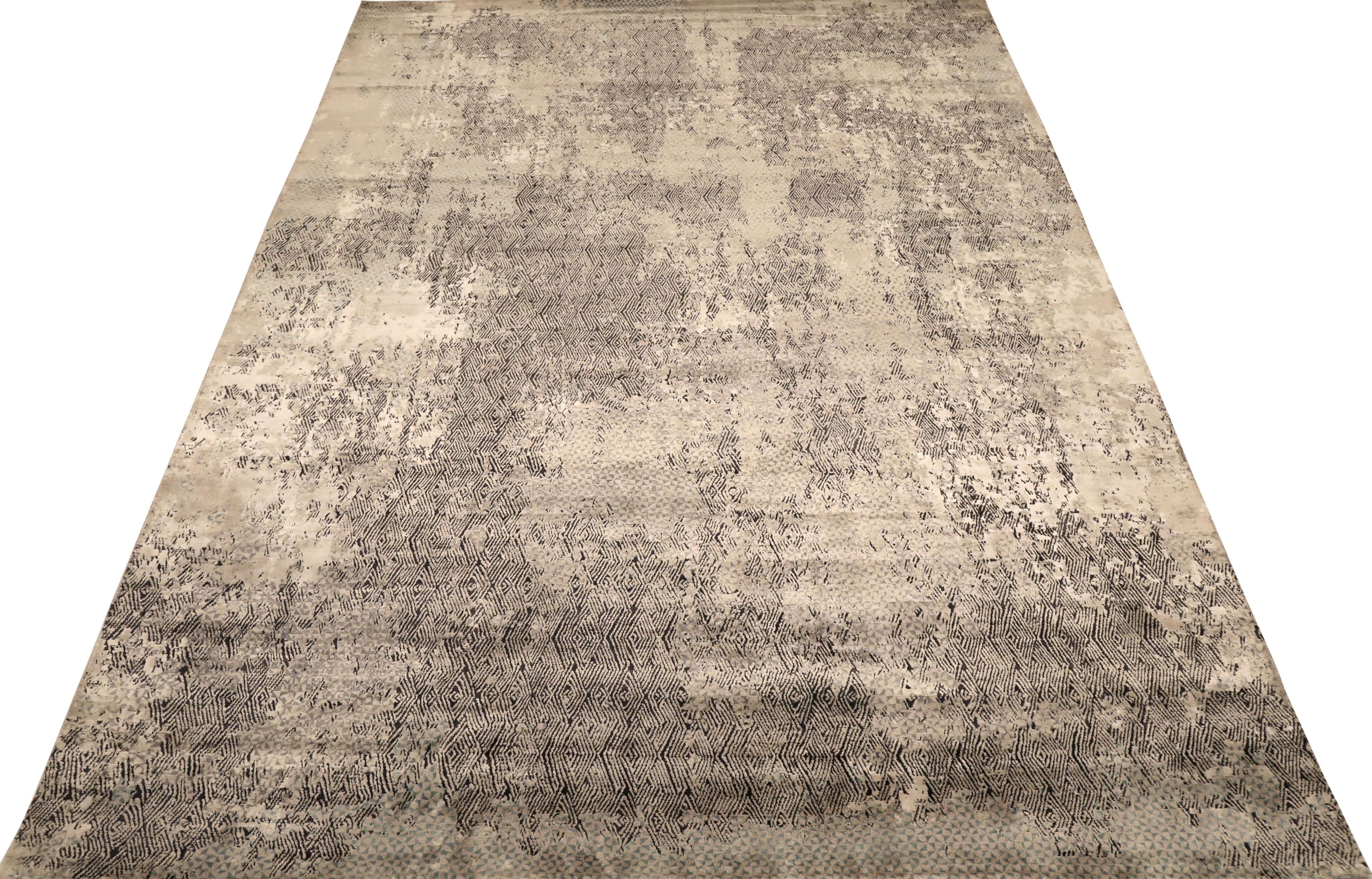 Thumbnail 4 for India Modern / Contemporary Rug 96557