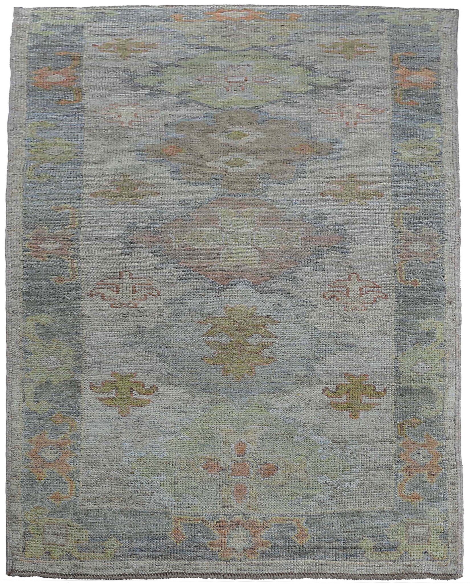 Thumbnail 5 for Turkey Oushak Tribal Rug 95499