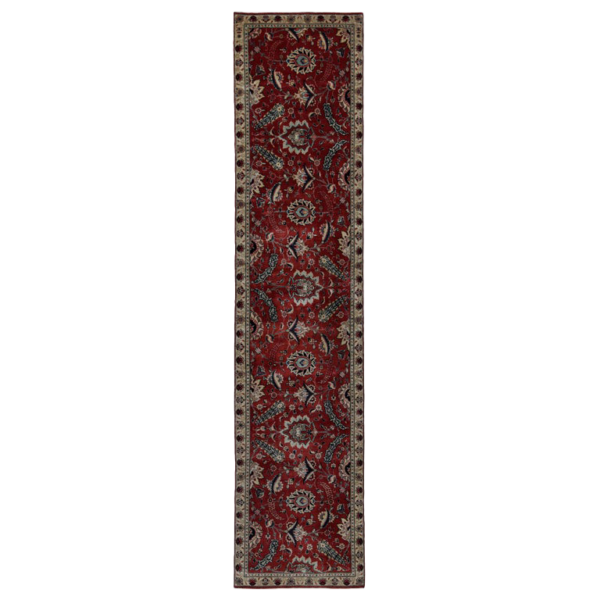 Thumbnail 2 for Antique Persian Tabriz Traditional Rug 91579