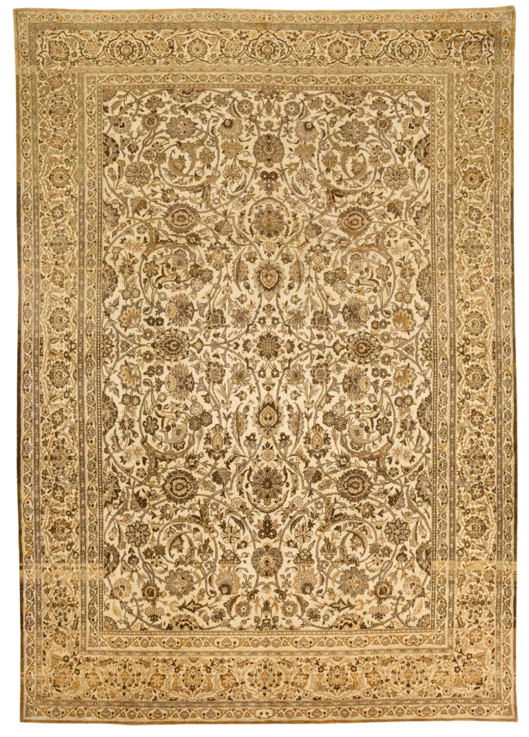 Thumbnail 5 for Antique Persian Tabriz Traditional Rug 10455