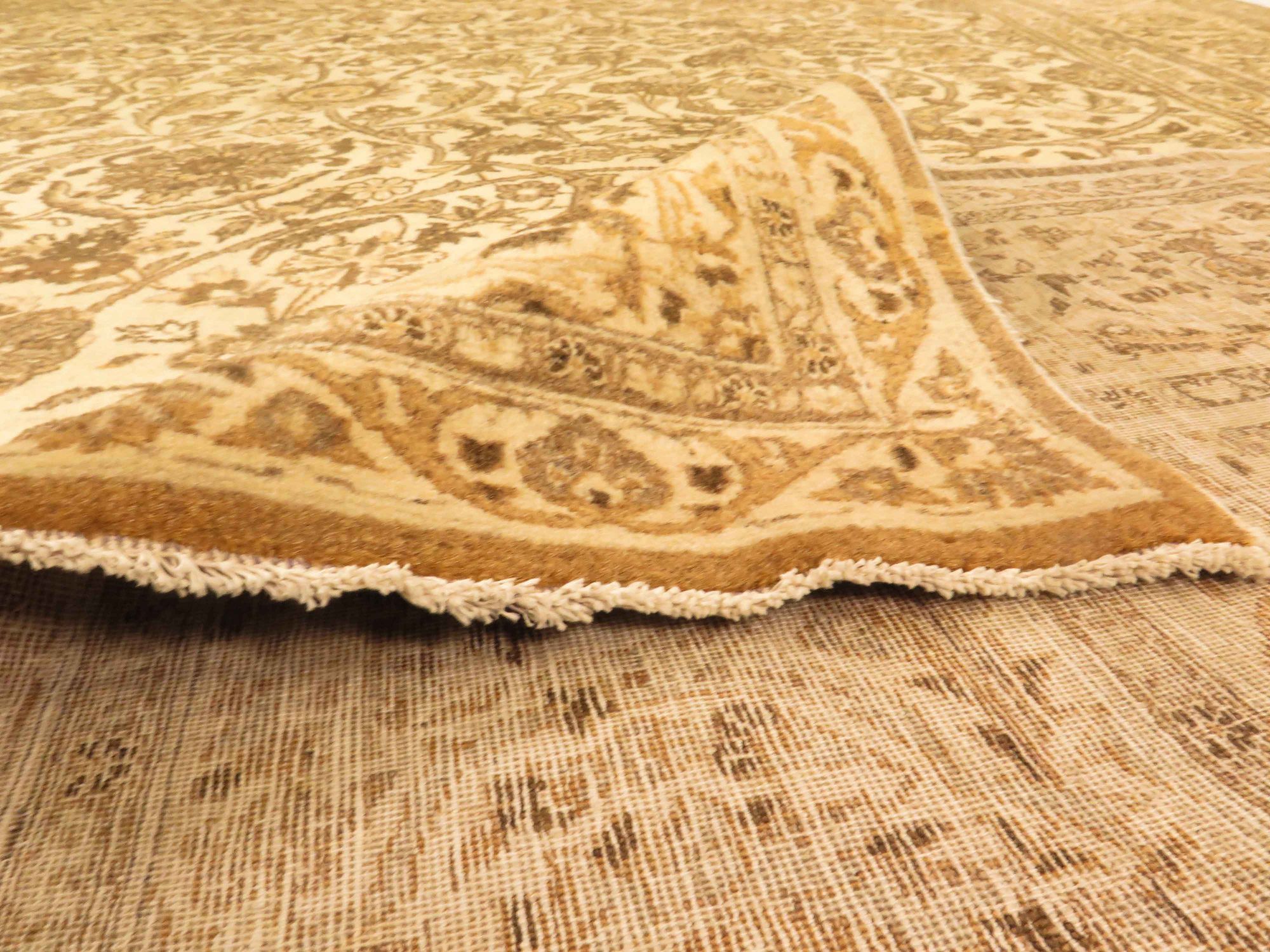 Thumbnail 10 for Antique Persian Tabriz Traditional Rug 10455