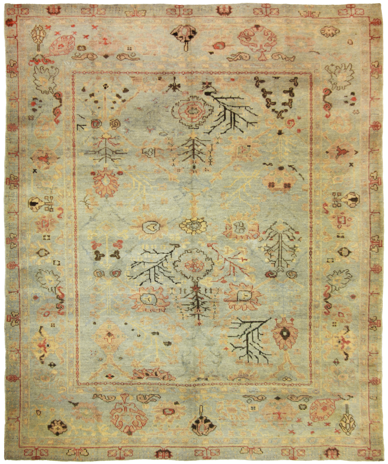 Thumbnail 2 for Persian Oushak Transitional Rug 88096