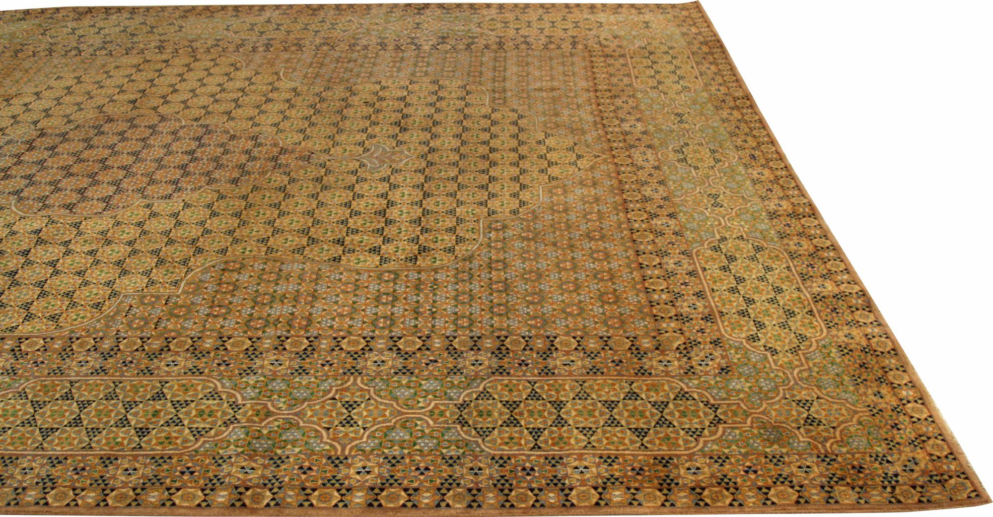 Thumbnail 6 for Antique Persian Mashad Transitional Rug 88809