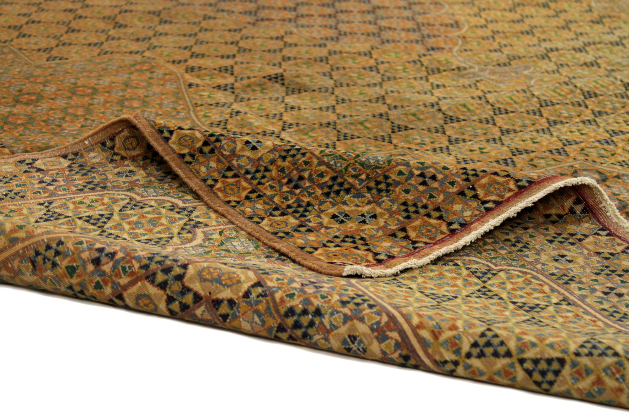 Thumbnail 7 for Antique Persian Mashad Transitional Rug 88809