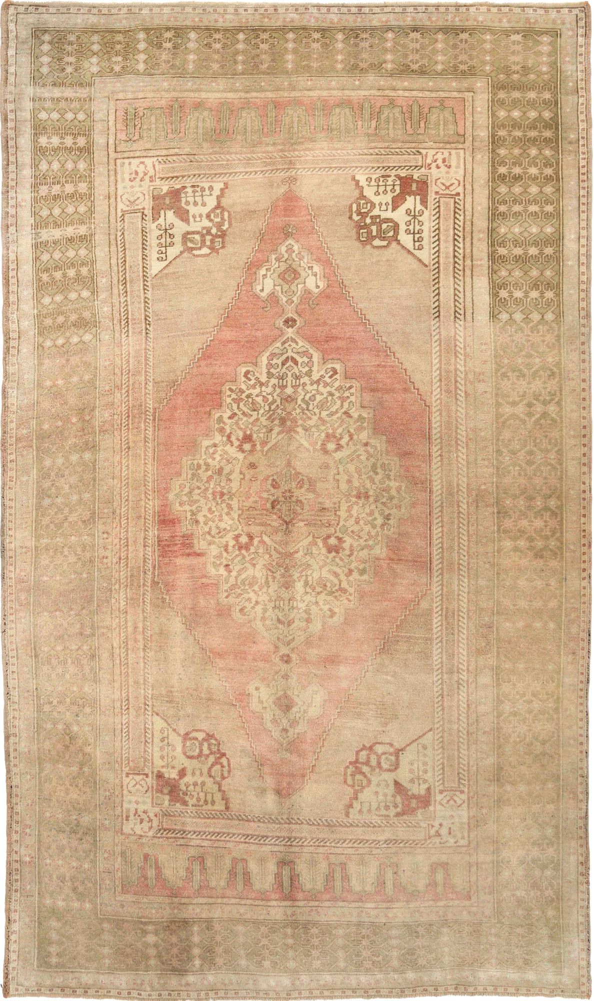 Thumbnail 2 for Antique Turkey Traditional Rug 93054