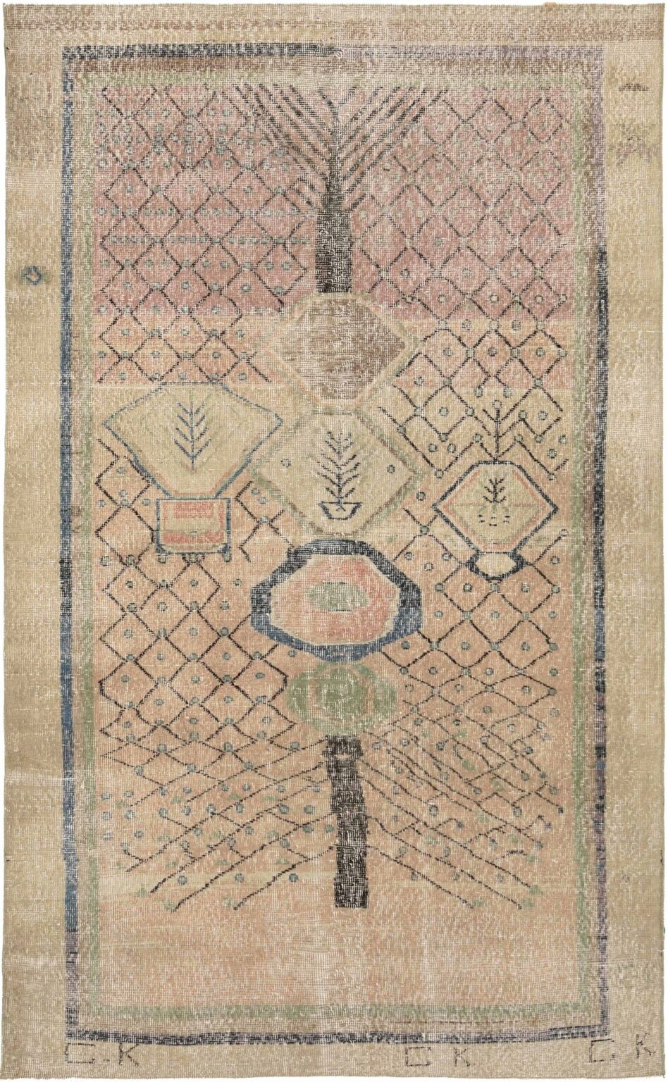 Thumbnail 12 for Antique Turkey Traditional Rug 93056