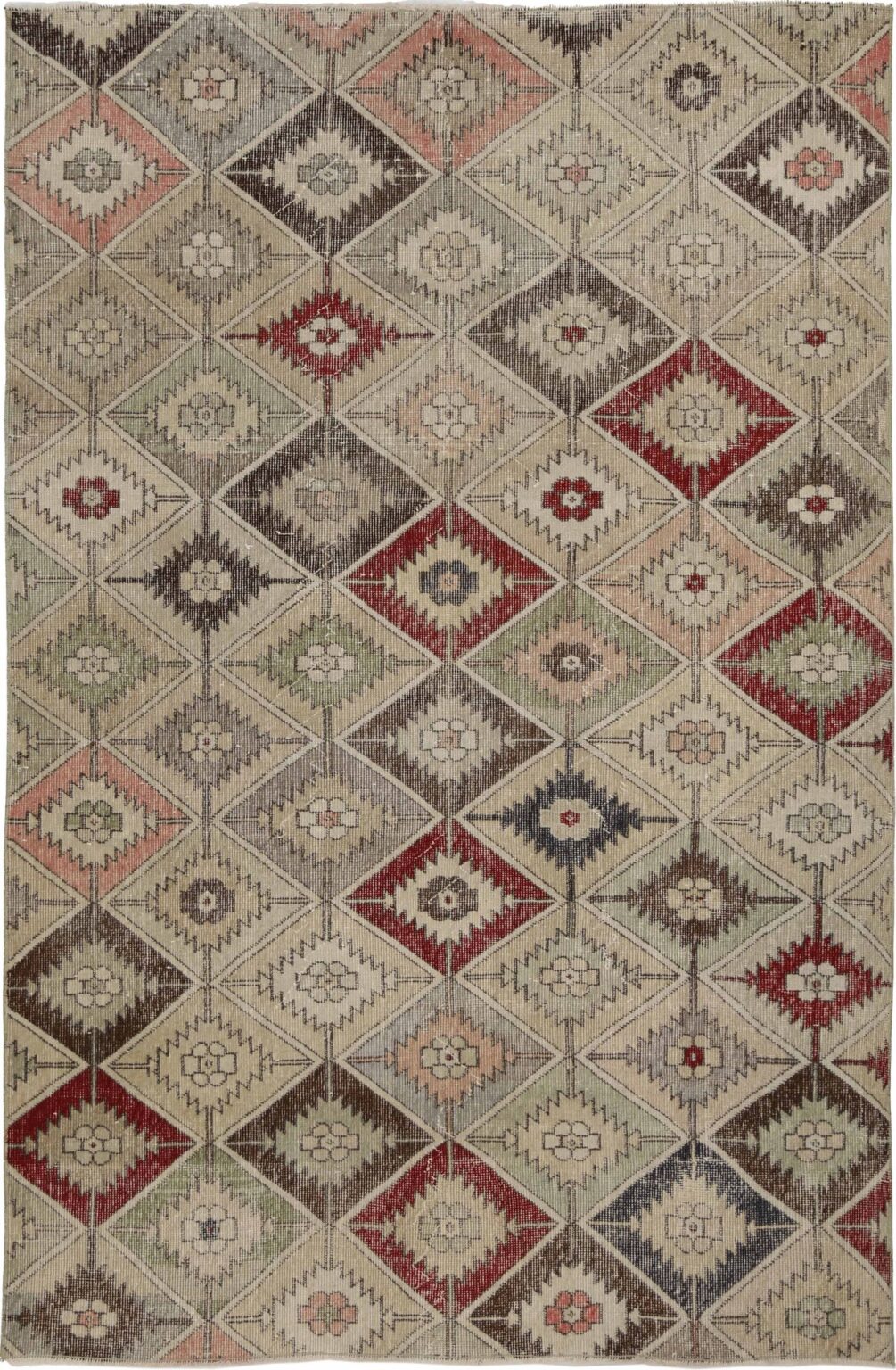 Thumbnail 9 for Antique Turkey Traditional Rug 93058