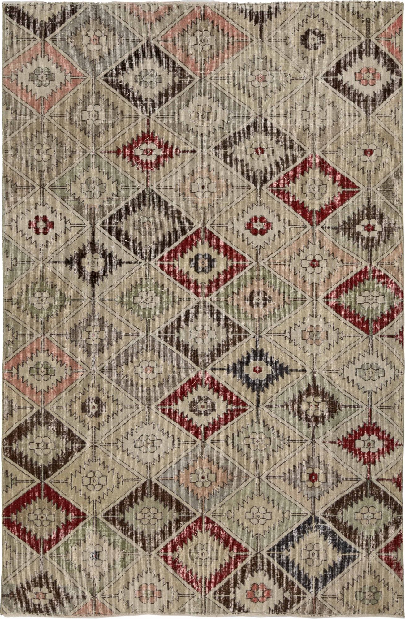 Thumbnail 2 for Antique Turkey Traditional Rug 93058