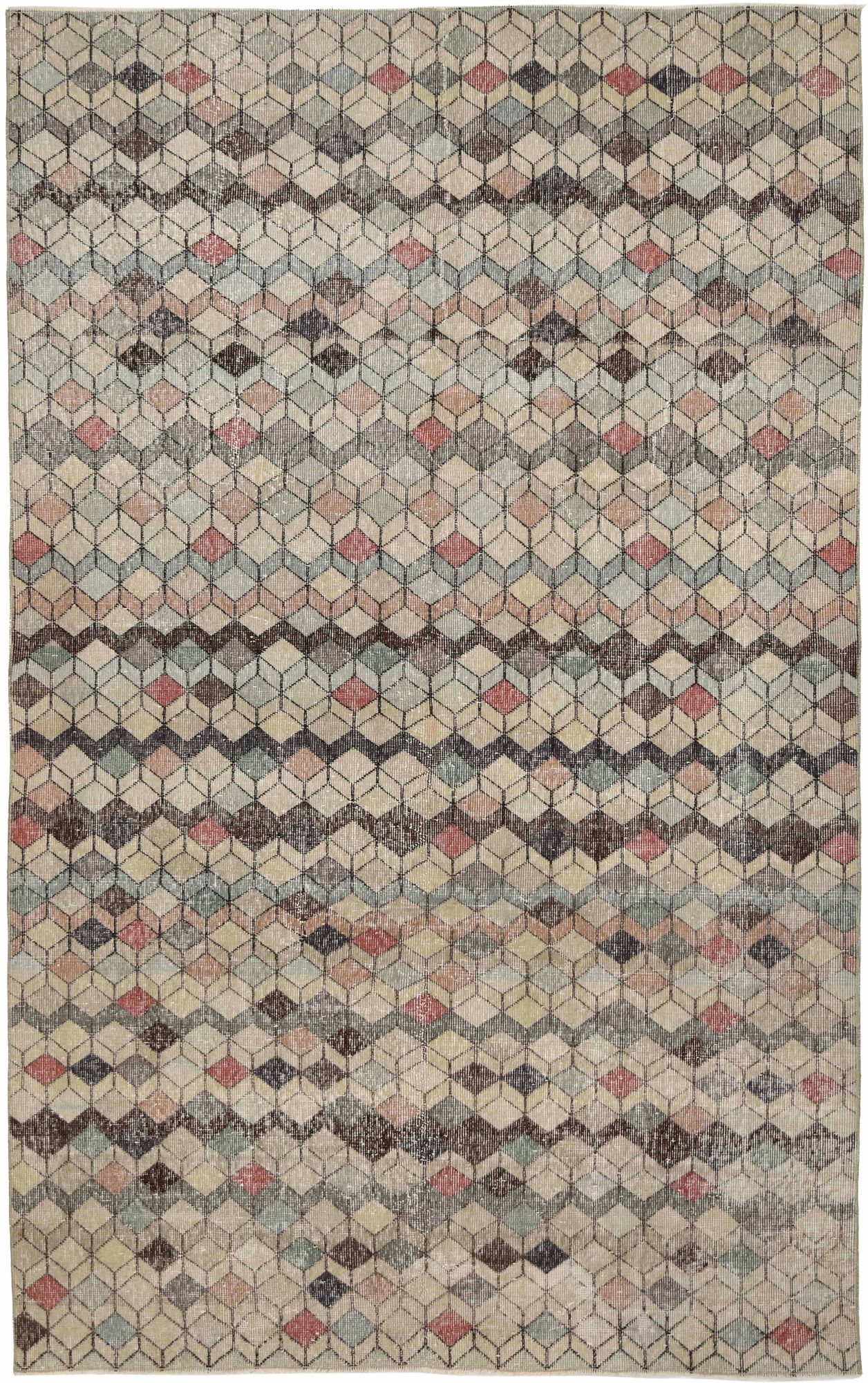 Thumbnail 2 for Antique Turkey Traditional Rug 93062