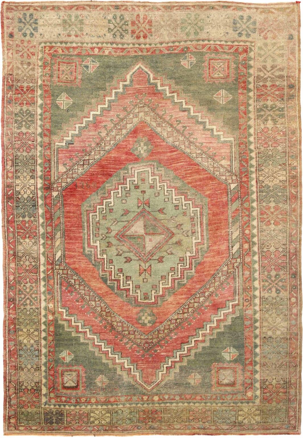 Thumbnail 10 for Antique Turkey Traditional Rug 93181