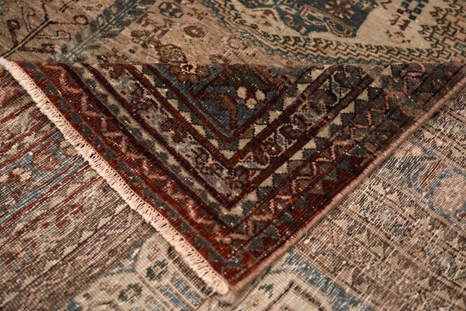 Thumbnail 13 for Antique Persian Tabriz Traditional Rug 93397