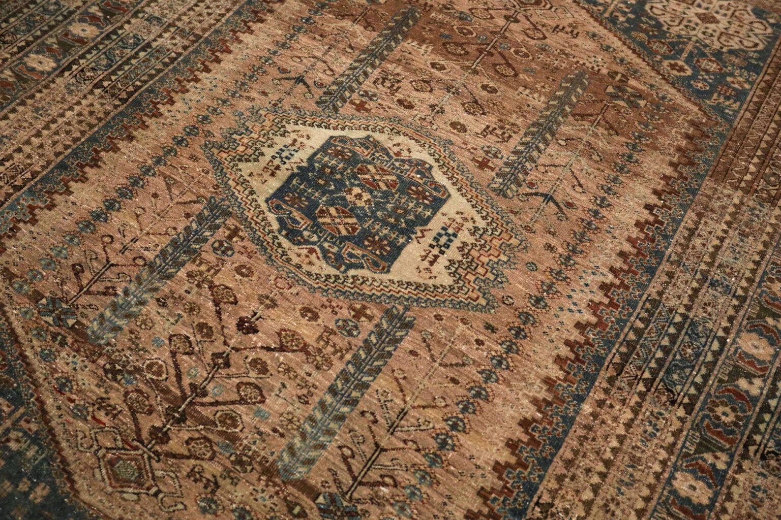 Thumbnail 11 for Antique Persian Tabriz Traditional Rug 93397