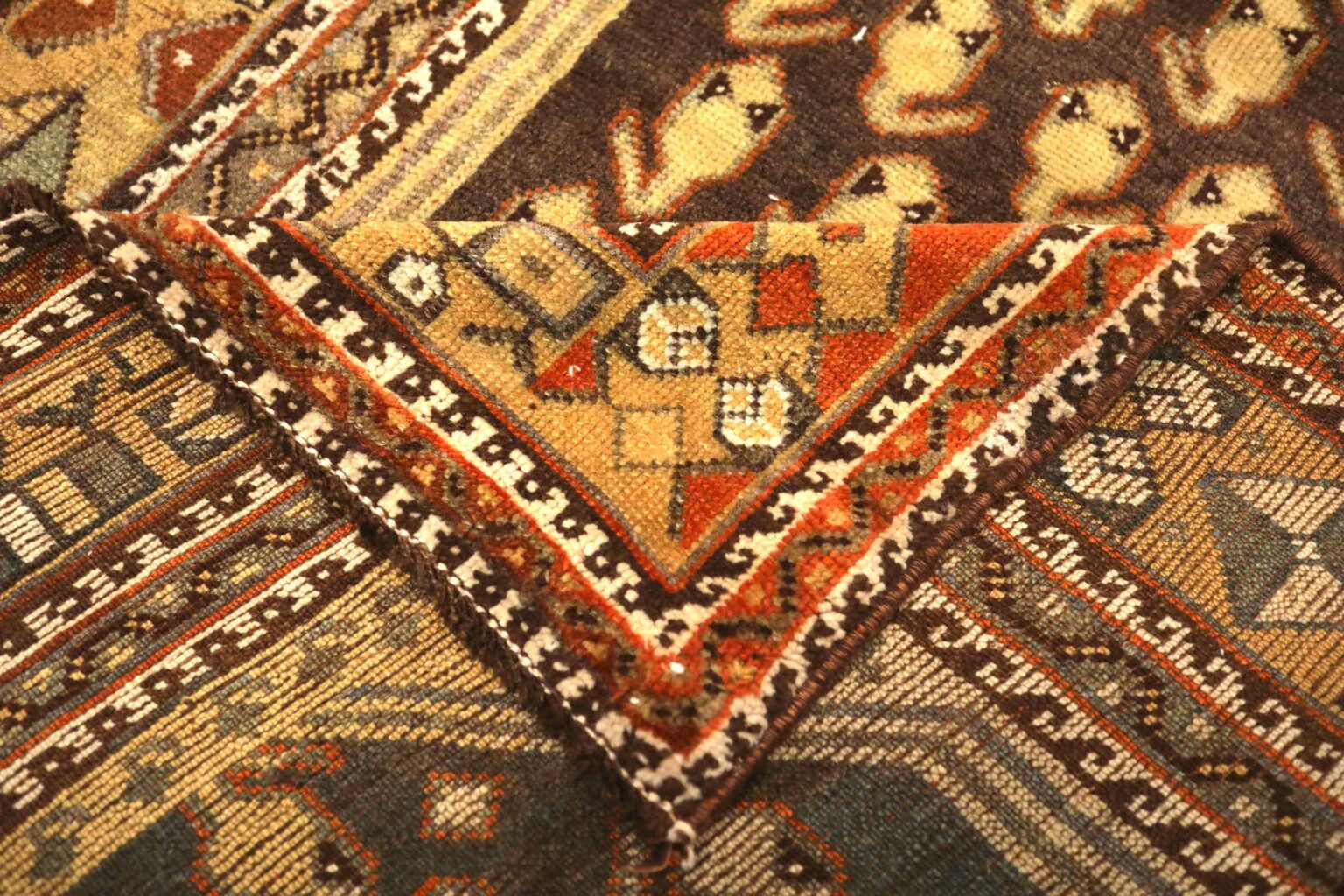 Thumbnail 8 for Antique Persian Bakhtiar Traditional Rug 93405