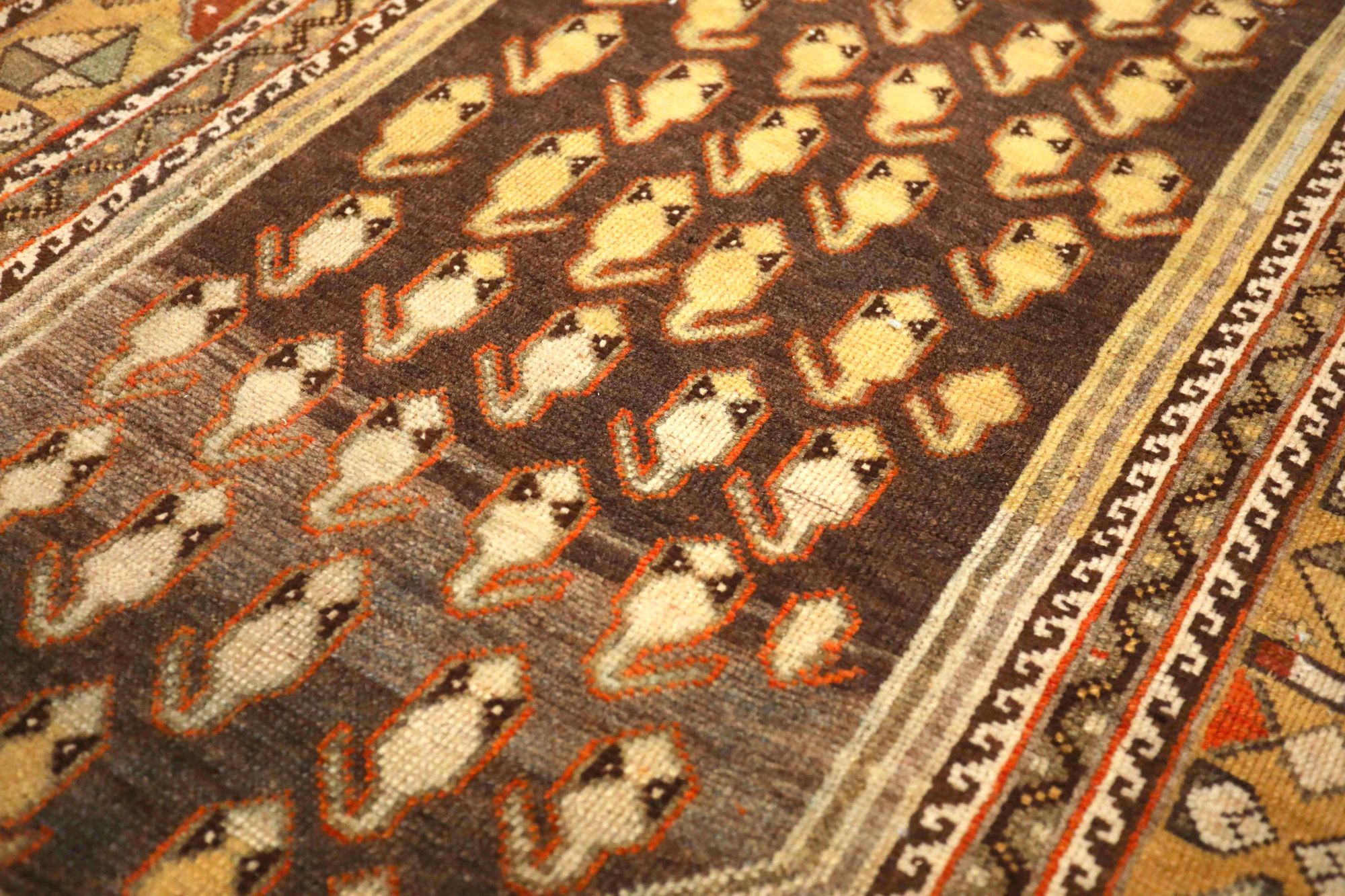 Thumbnail 4 for Antique Persian Bakhtiar Traditional Rug 93405