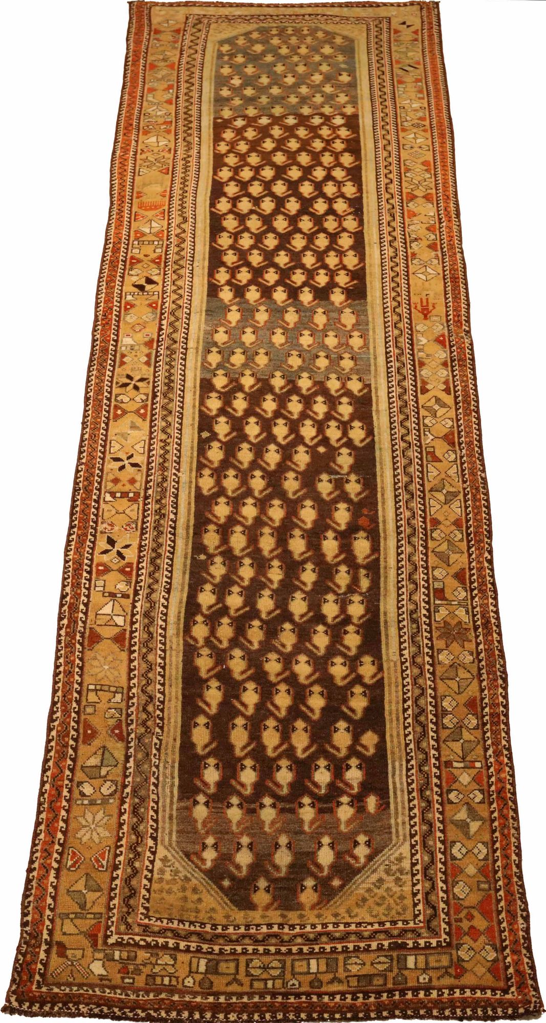 Thumbnail 5 for Antique Persian Bakhtiar Traditional Rug 93405
