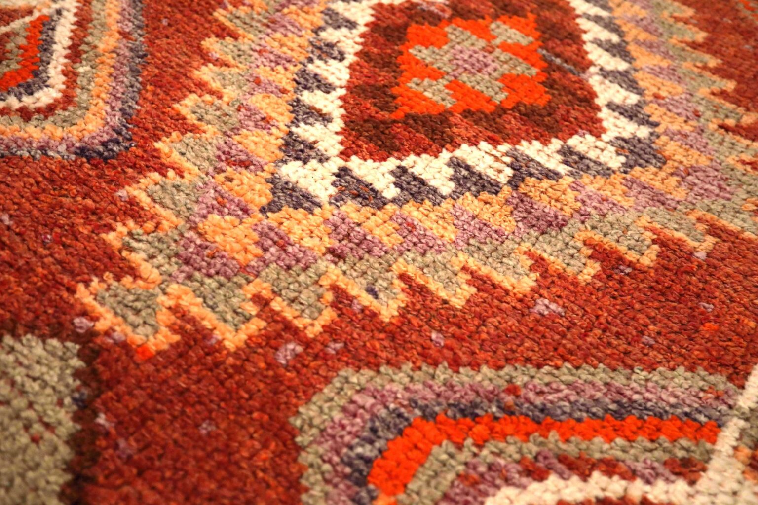 Thumbnail 10 for Antique Turkey Tribal Rug 93455