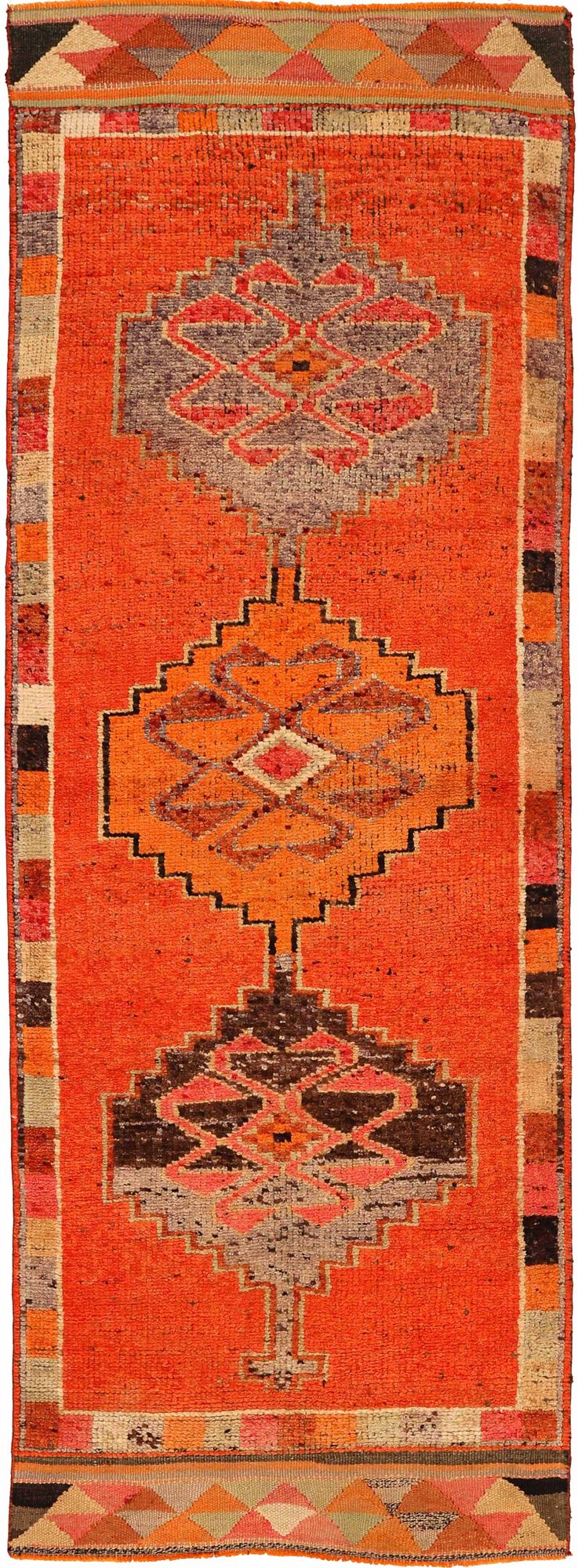 Thumbnail 7 for Antique Turkey Tribal Rug 93457