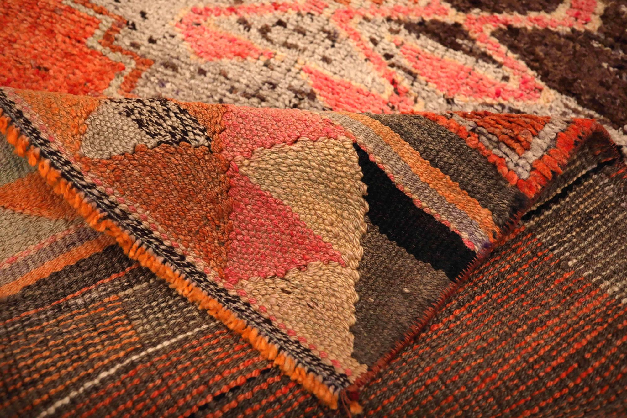 Thumbnail 4 for Antique Turkey Tribal Rug 93457