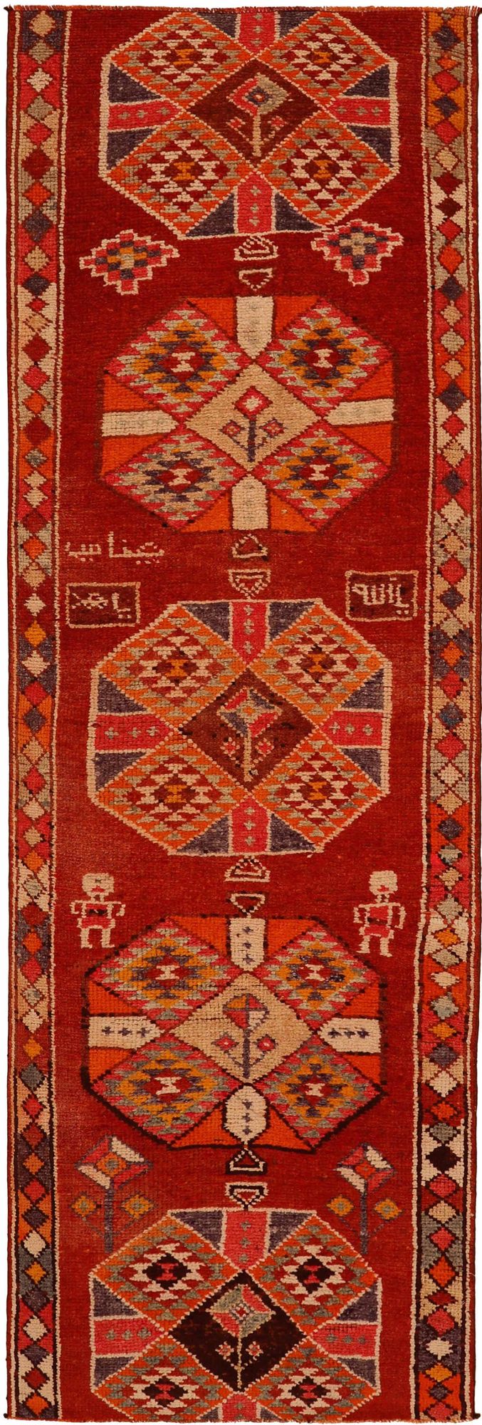 Thumbnail 4 for Antique Turkey Tribal Rug 93464
