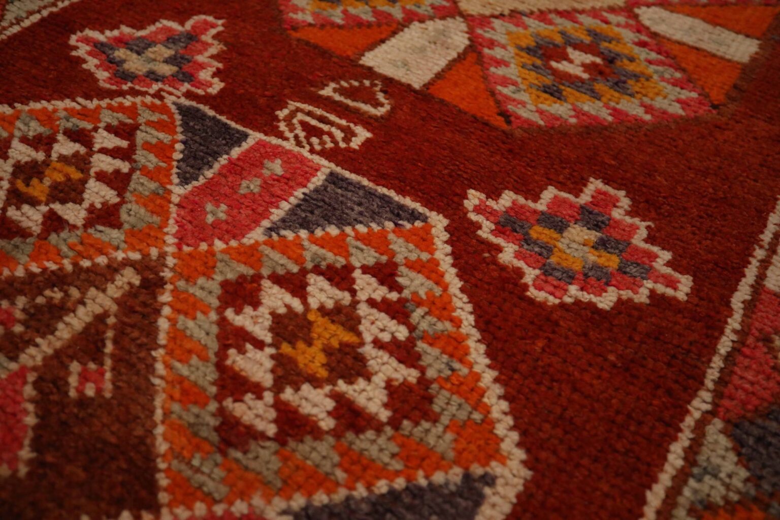 Thumbnail 13 for Antique Turkey Tribal Rug 93464