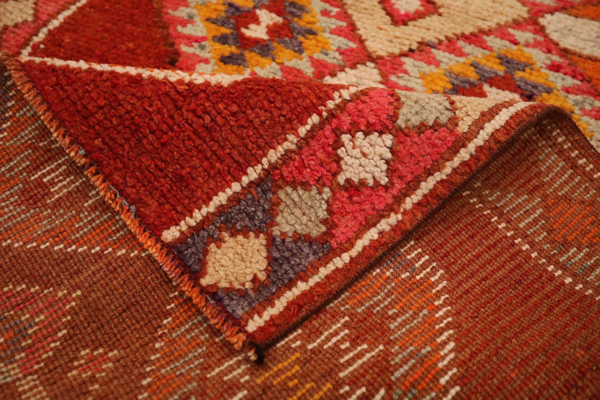 Thumbnail 2 for Antique Turkey Tribal Rug 93464