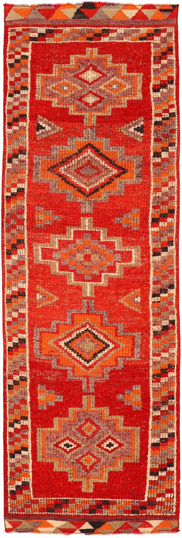 Thumbnail 9 for Antique Turkey Tribal Rug 93466
