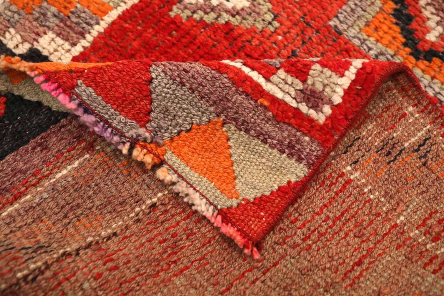 Thumbnail 8 for Antique Turkey Tribal Rug 93466