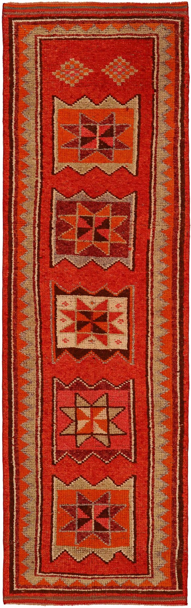 Thumbnail 6 for Antique Turkey Tribal Rug 93467