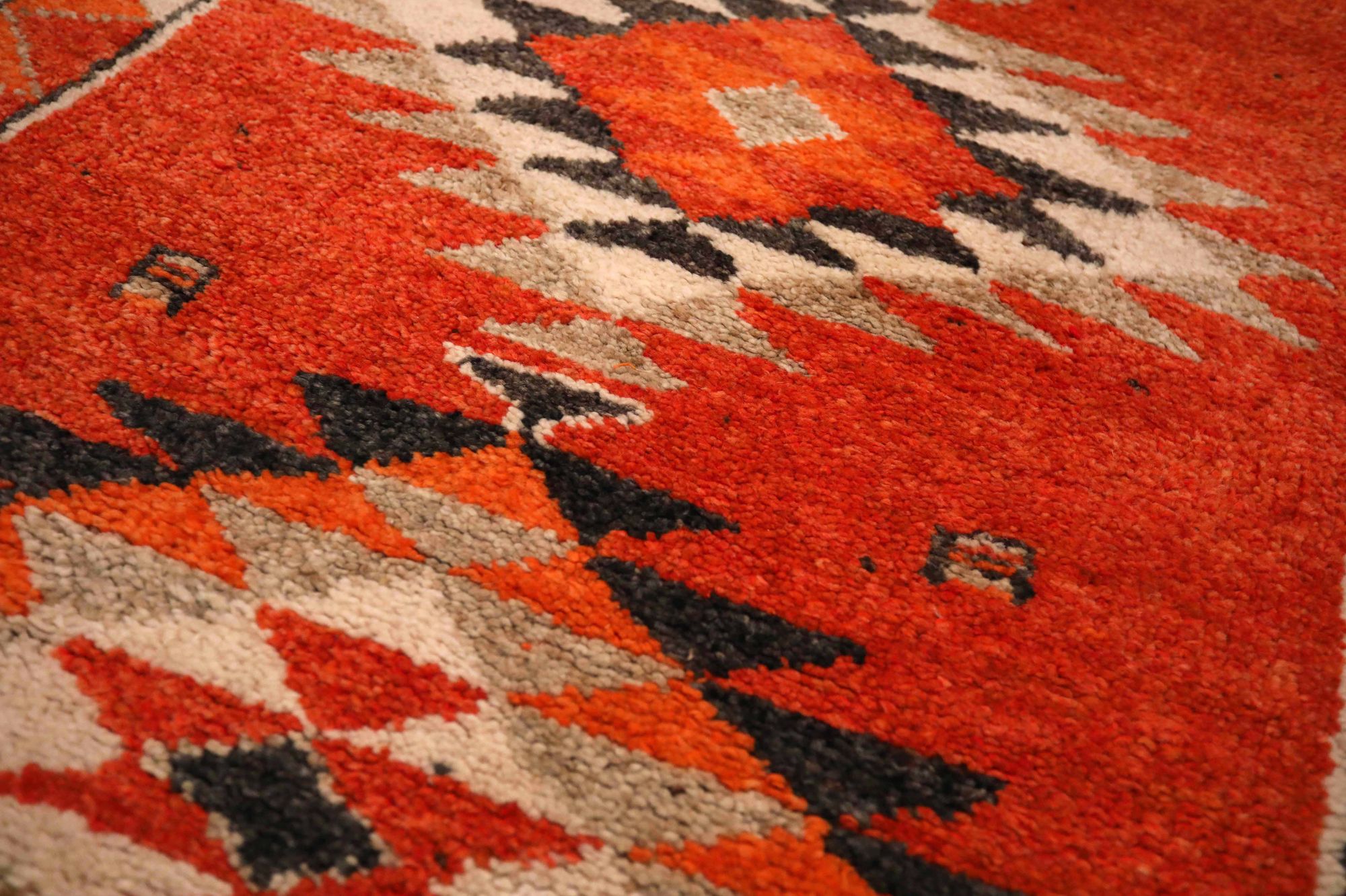 Thumbnail 4 for Antique Turkey Tribal Rug 93469