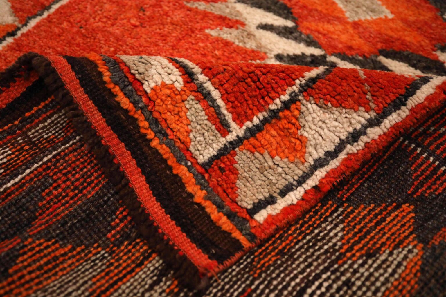 Thumbnail 8 for Antique Turkey Tribal Rug 93469