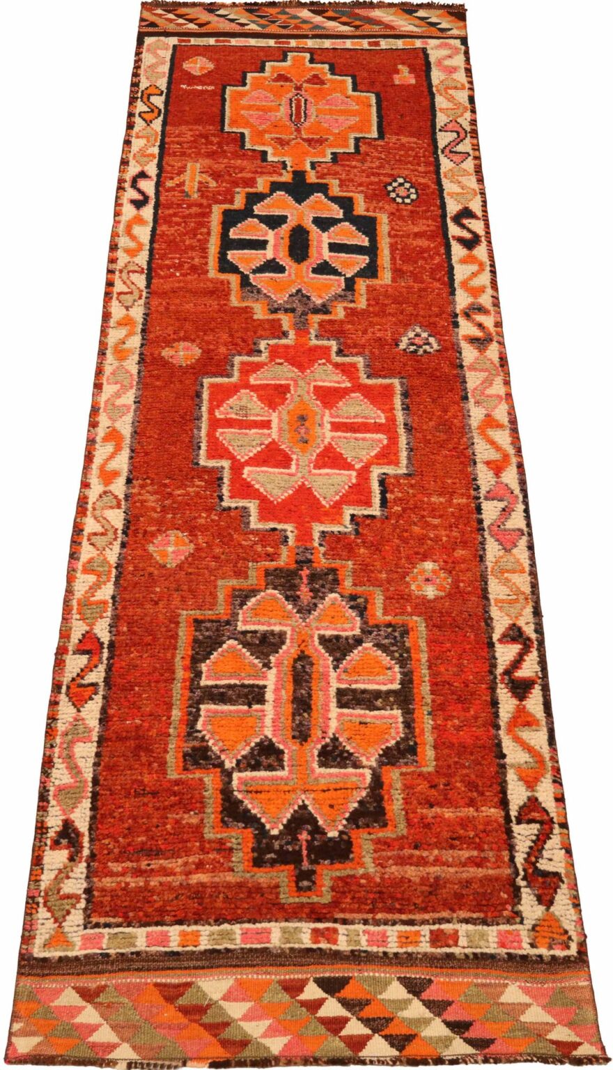 Thumbnail 12 for Antique Turkey Tribal Rug 93471