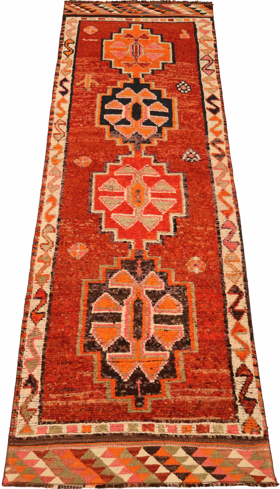 Thumbnail 5 for Antique Turkey Tribal Rug 93471