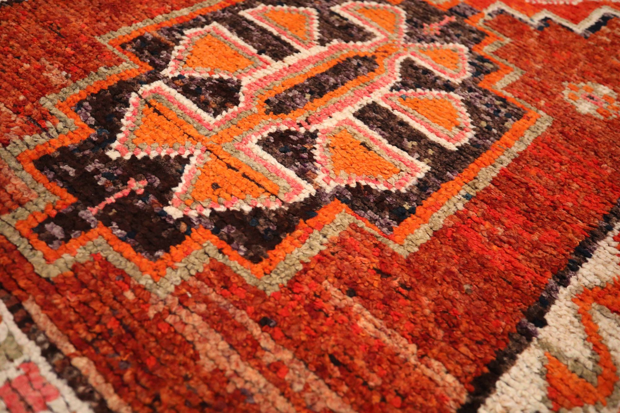 Thumbnail 4 for Antique Turkey Tribal Rug 93471