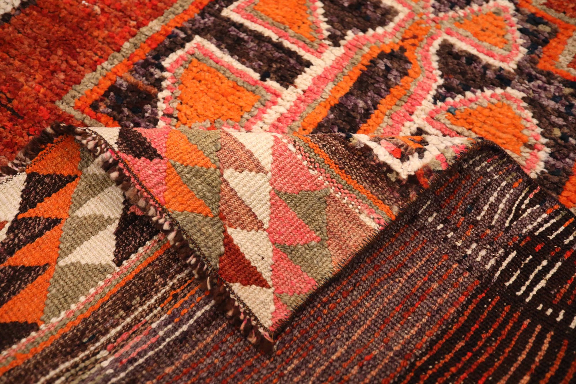 Thumbnail 3 for Antique Turkey Tribal Rug 93471