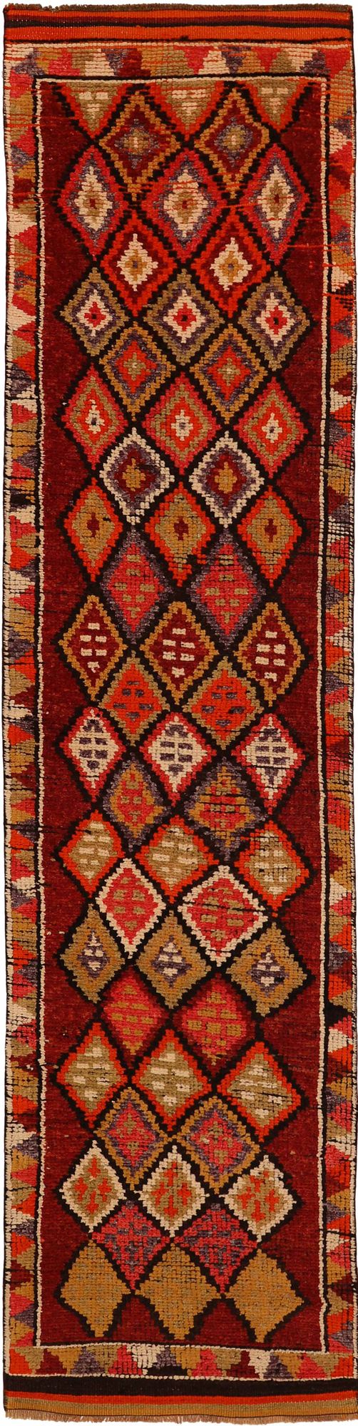 Thumbnail 7 for Antique Turkey Tribal Rug 93475