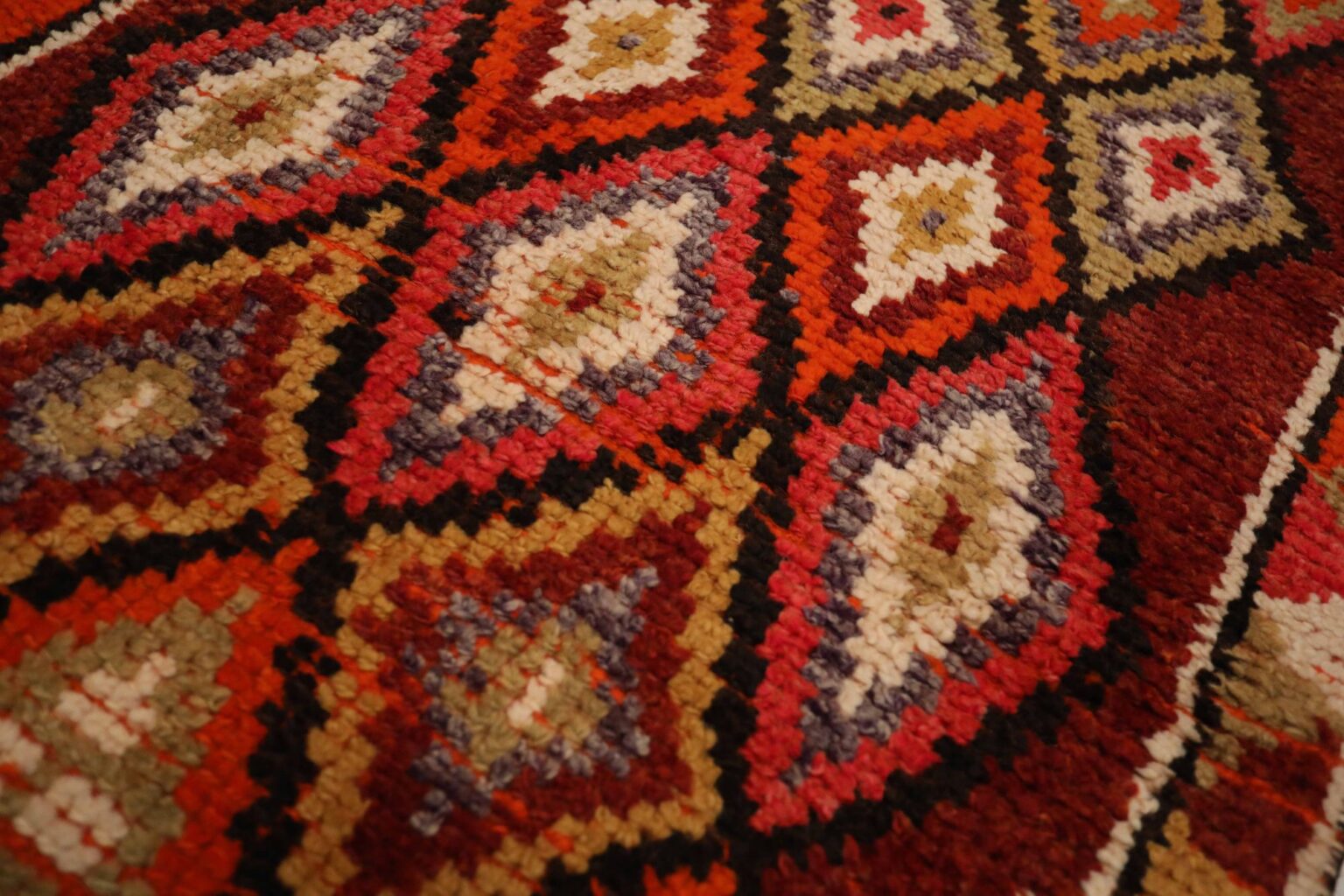 Thumbnail 10 for Antique Turkey Tribal Rug 93475
