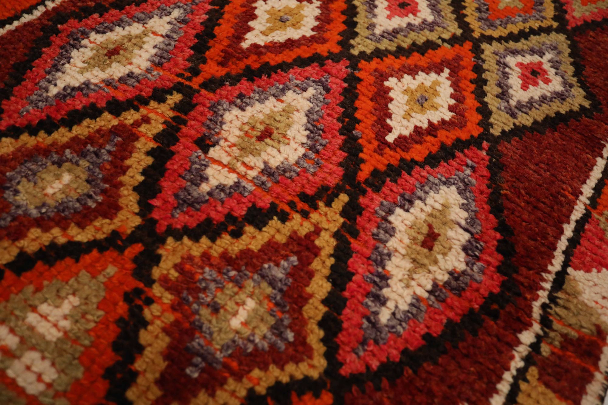 Thumbnail 4 for Antique Turkey Tribal Rug 93475