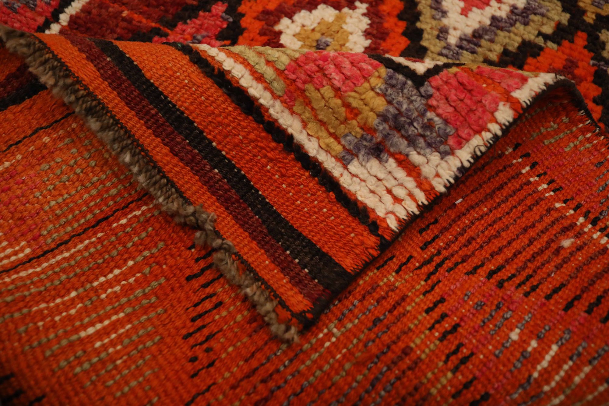 Thumbnail 2 for Antique Turkey Tribal Rug 93475