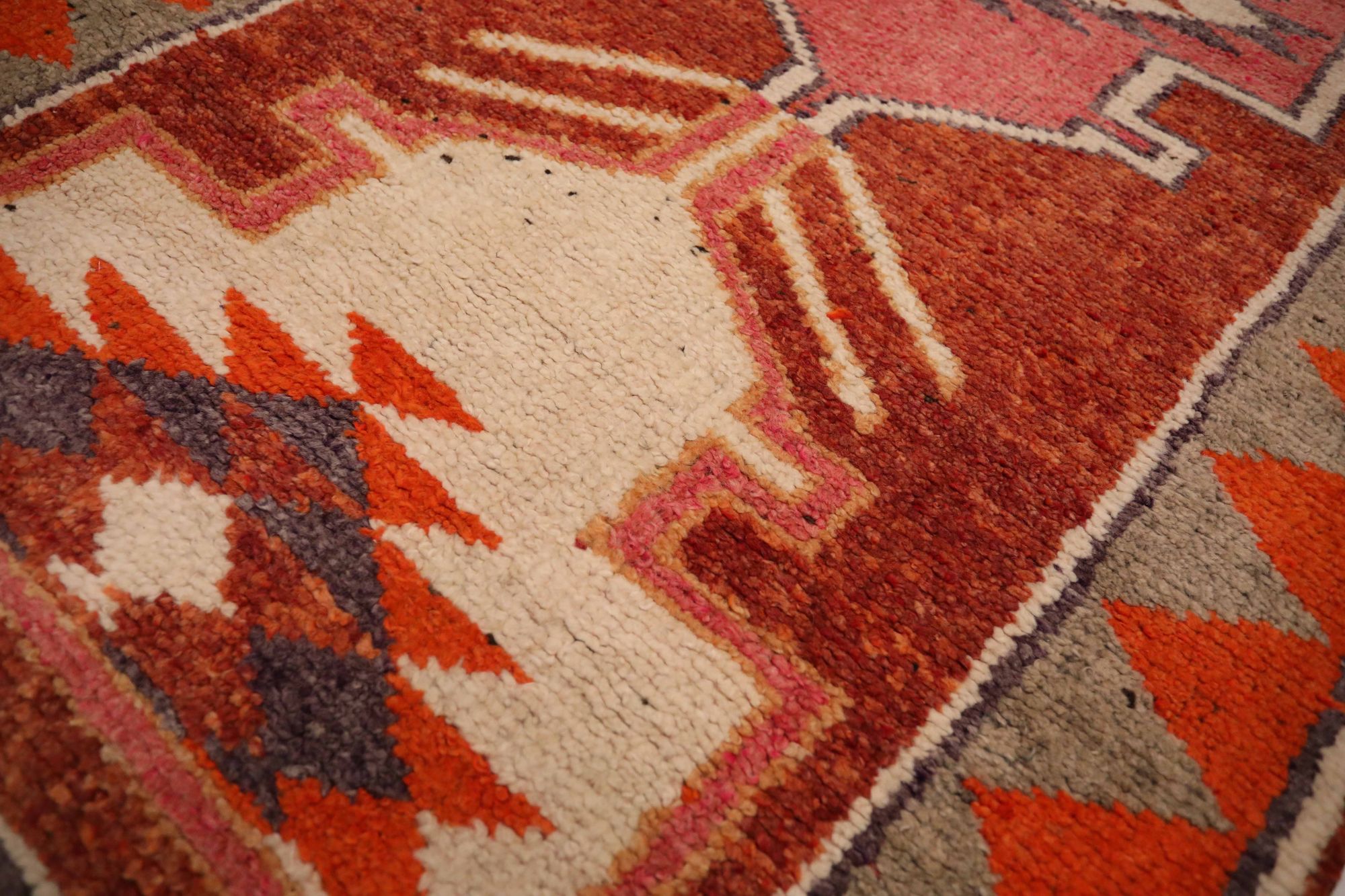 Thumbnail 4 for Antique Turkey Tribal Rug 93478