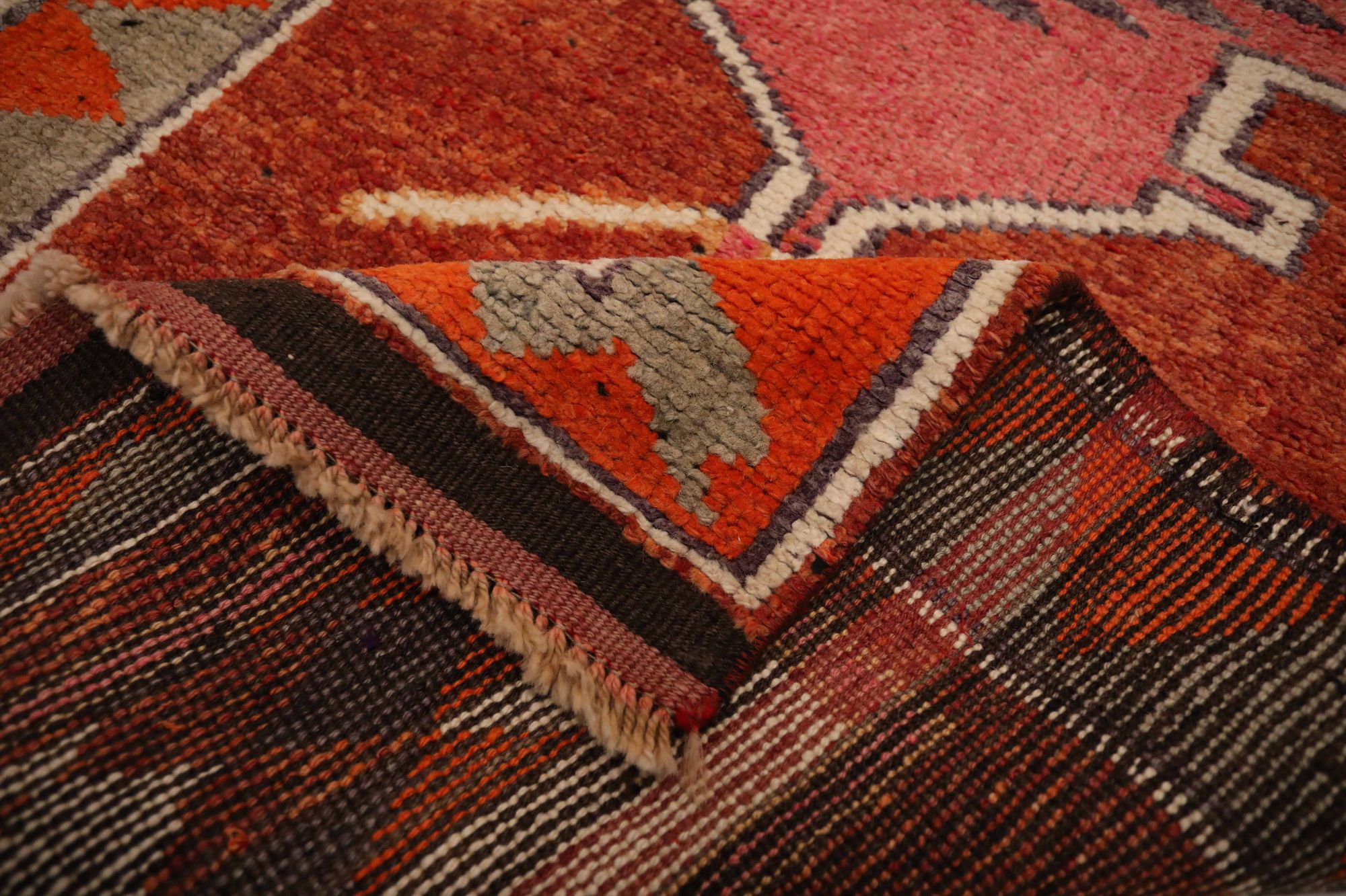 Thumbnail 2 for Antique Turkey Tribal Rug 93478
