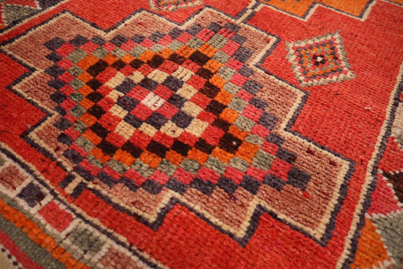 Thumbnail 9 for Antique Turkey Tribal Rug 93480