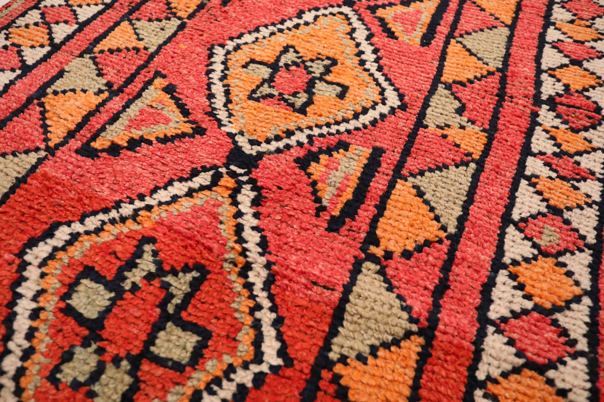 Thumbnail 12 for Antique Turkey Tribal Rug 93486