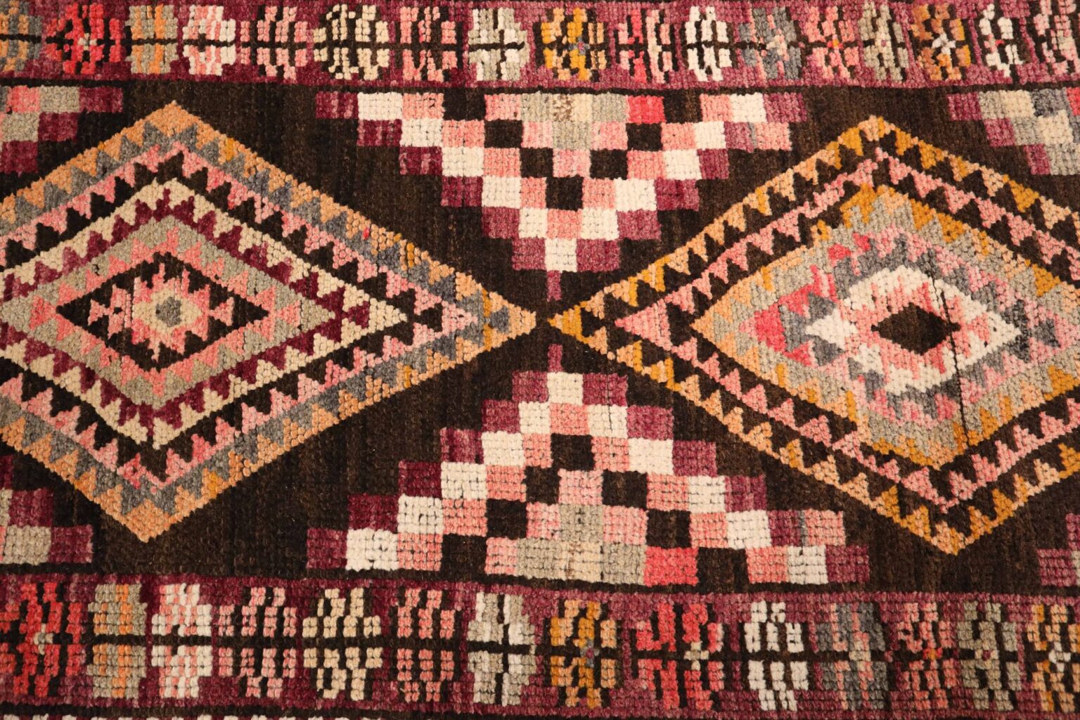 Thumbnail 5 for Antique Turkey Tribal Rug 93489