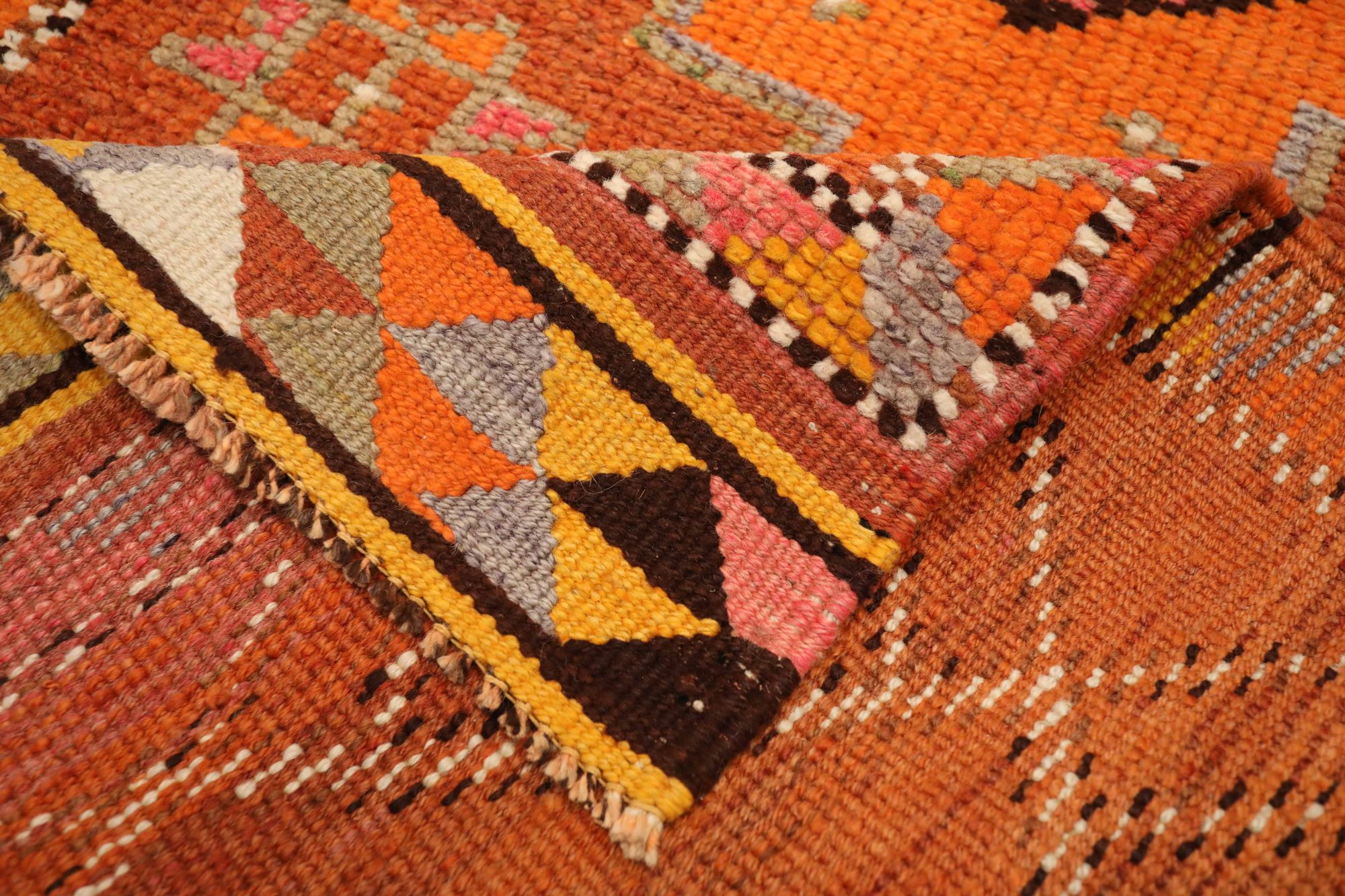 Thumbnail 7 for Antique Turkey Tribal Rug 93493