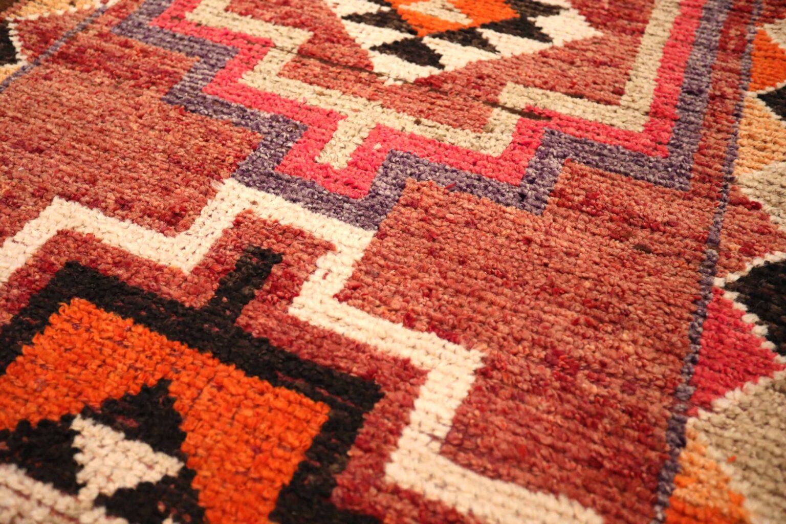 Thumbnail 10 for Antique Turkey Tribal Rug 93494