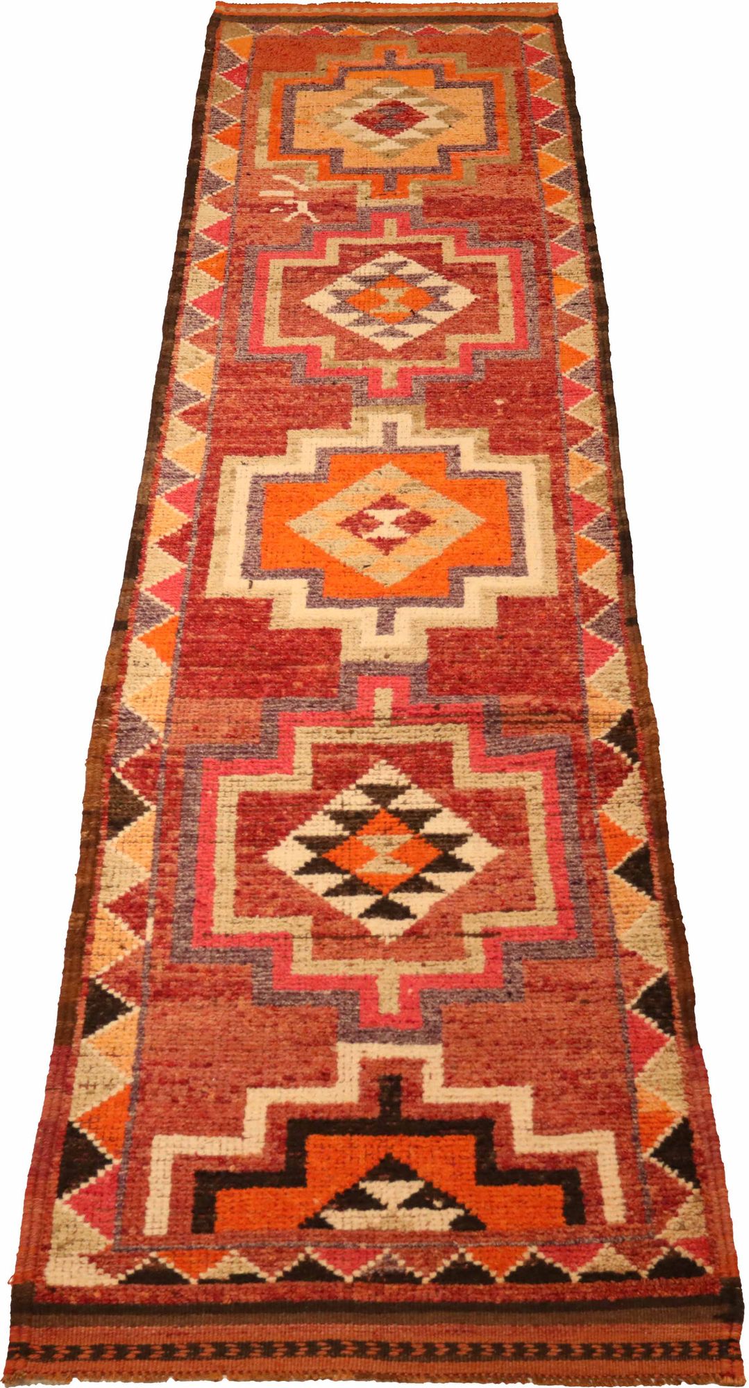 Thumbnail 8 for Antique Turkey Tribal Rug 93494