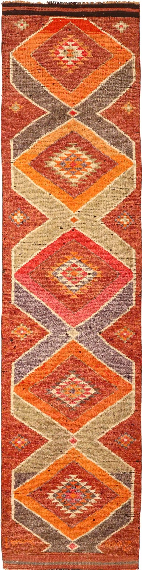 Thumbnail 12 for Antique Turkey Tribal Rug 93501