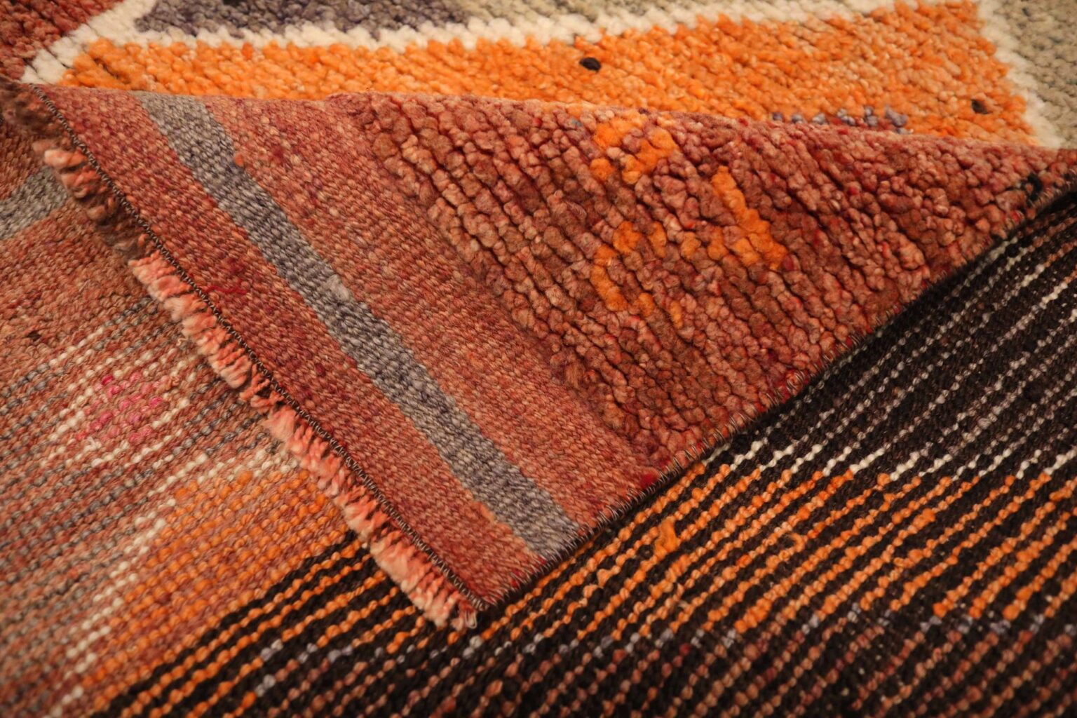 Thumbnail 10 for Antique Turkey Tribal Rug 93501