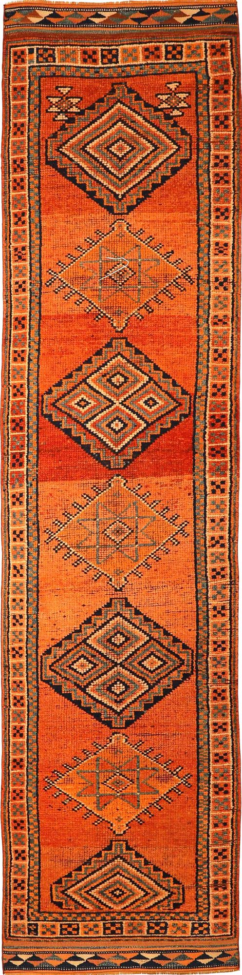 Thumbnail 8 for Antique Turkey Tribal Rug 93503